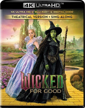 Wicked: For Good (4K/Blu-Ray COMBO) w/Slip USED