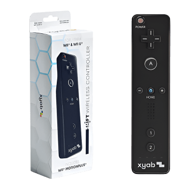 Wii/WiiU Wireless Controller [Motion Plus] - Black NEW - Video Games - Nintendo Wii