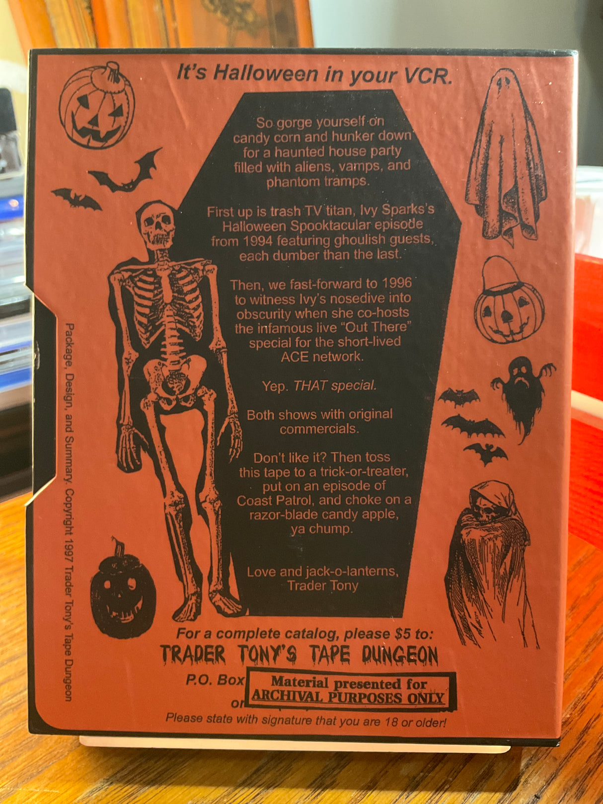 WNUF 2 aka the Out There Halloween Mega Tape LIMITED EDITION w/SLIP USED
