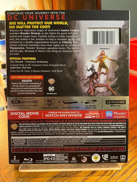 Wonder Woman: Bloodlines (4K UHD) w/SLIP USED - Used 4K UHD