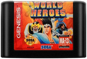 World Heroes Sega Genesis LOOSE - Video Games - Sega Genesis