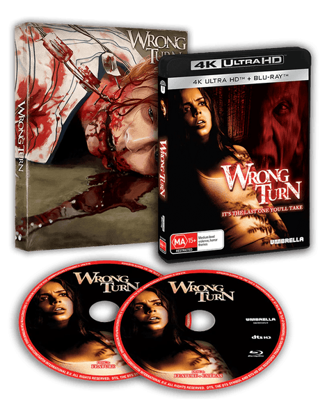 Wrong Turn (4K UHD, Umbrella, Region Free) w/ SLIP
