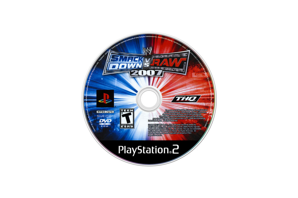 WWE Smackdown vs. Raw 2007 Playstation 2 LOOSE