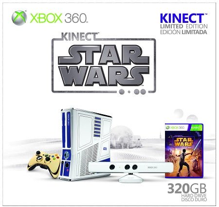 Xbox 360 Slim Console - Star Wars Kinect Limited Edition USED - Video Games - XBOX 360