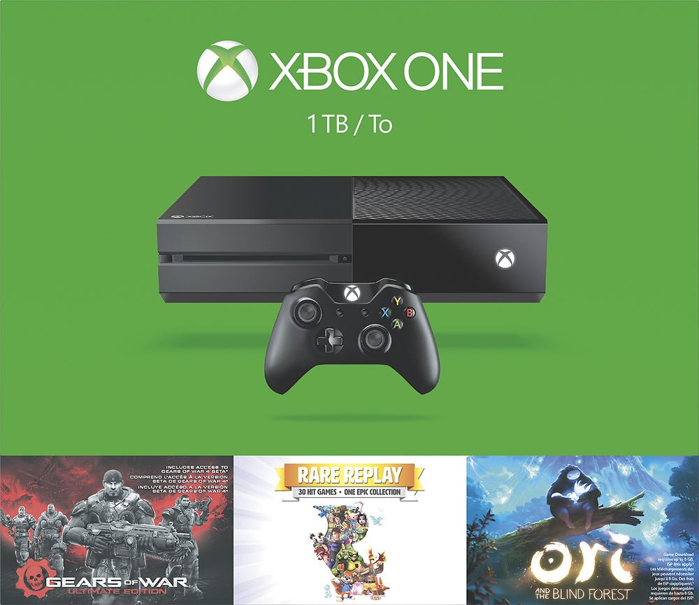 XBOX One 1TB Console - Black USED - Video Games - XBOX ONE