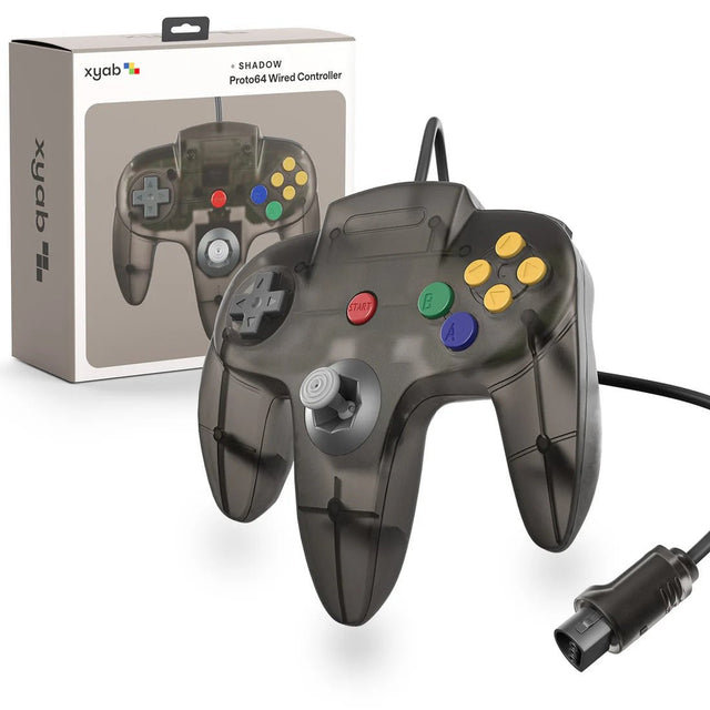 XYAB PROTO64 Nintendo 64 Wired Controller - Shadow NEW - Video Games - Nintendo 64