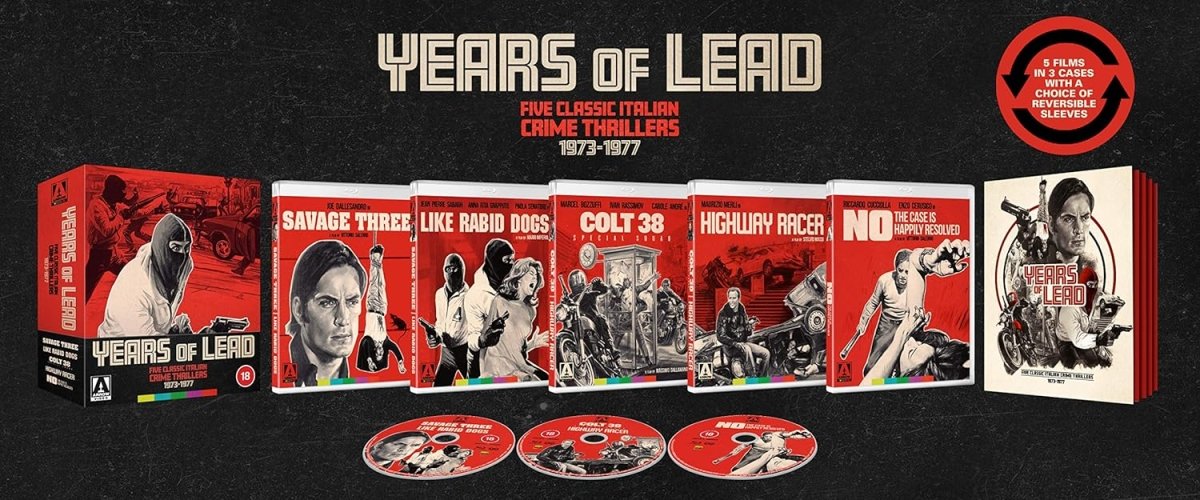 Years of Lead: Five Classic Italian Crime Thrillers (UK Limited Edition, Region B) *one per customer - New Blu - Ray