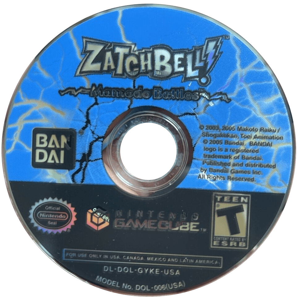 Zatch Bell Mamodo Battles Nintendo Gamecube LOOSE - Video Games - Nintendo Gamecube