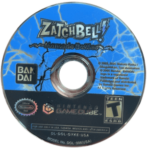 Zatch Bell Mamodo Battles Nintendo Gamecube LOOSE - Video Games - Nintendo Gamecube