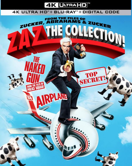 ZAZ: The Collection! - Top Secret, Airplane, The Naked Gun (Limited Edition, 4K UHD) USED