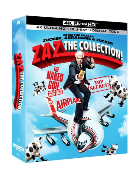 ZAZ: The Collection! - Top Secret, Airplane, The Naked Gun (Limited Edition, 4K UHD) USED