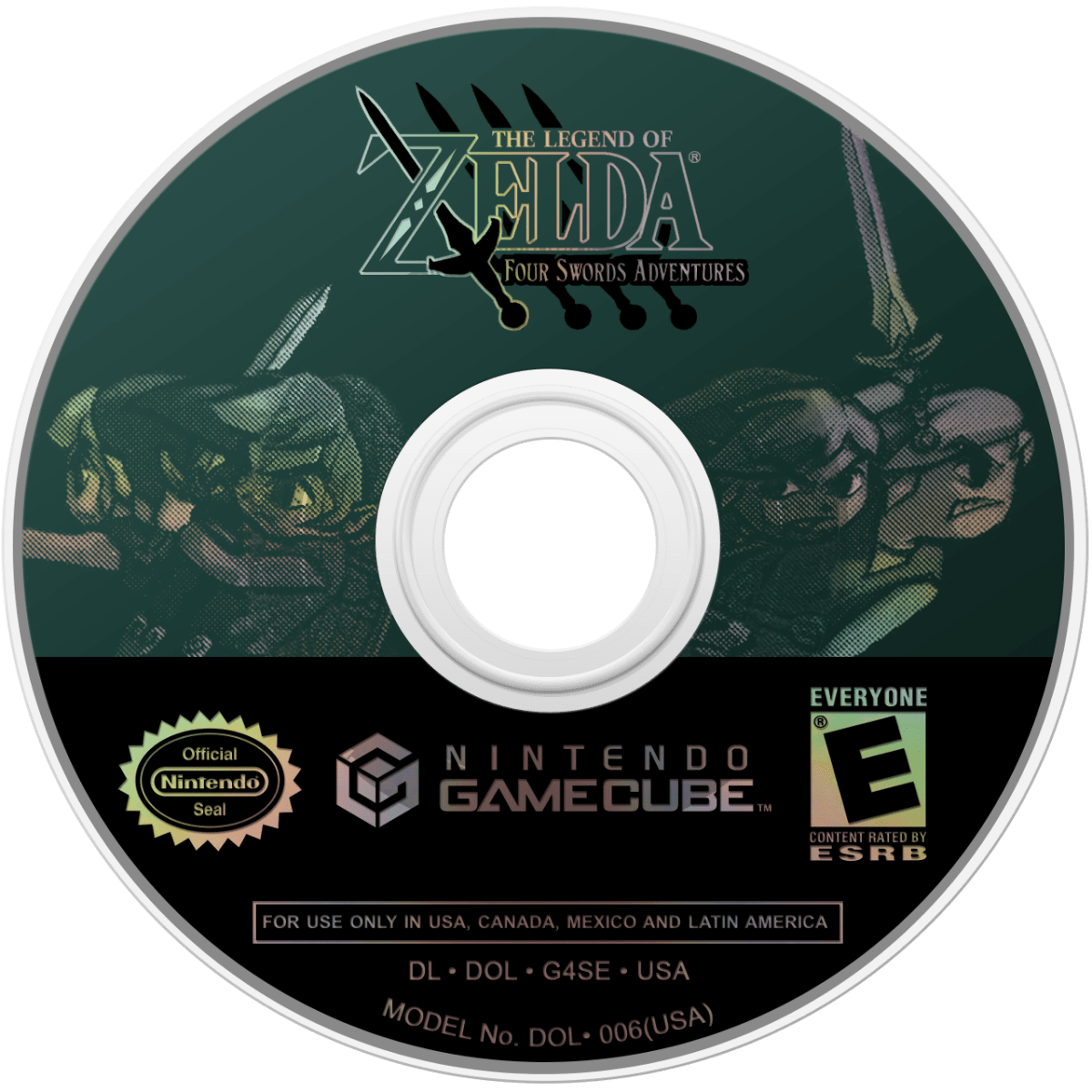 Zelda Four Swords Adventures Nintendo Gamecube LOOSE - Video Games - Nintendo Gamecube