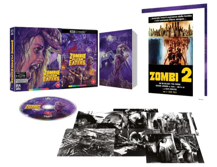 Zombie Flesh Eaters aka Zombi 2 (4K UHD, Limited Edition, Region Free) - New 4K UHD