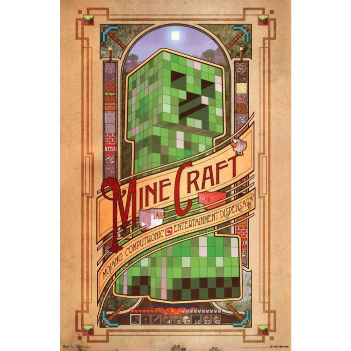 Minecraft Hidden Clues Poster PICKUP ONLY