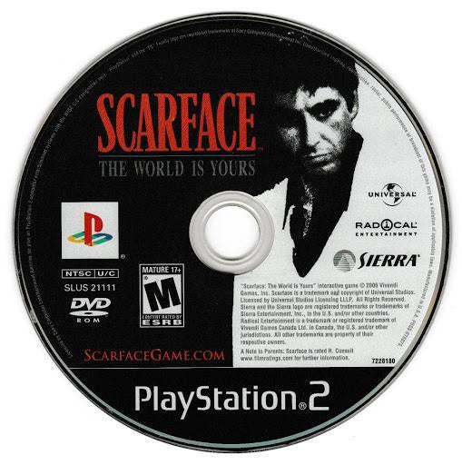 Scarface the World is Yours Playstation 2 LOOSE