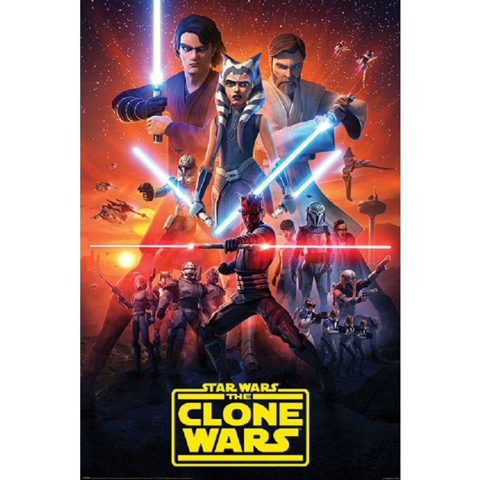Star Wars Clone Wars Final Season Poster PICKUP ONLY