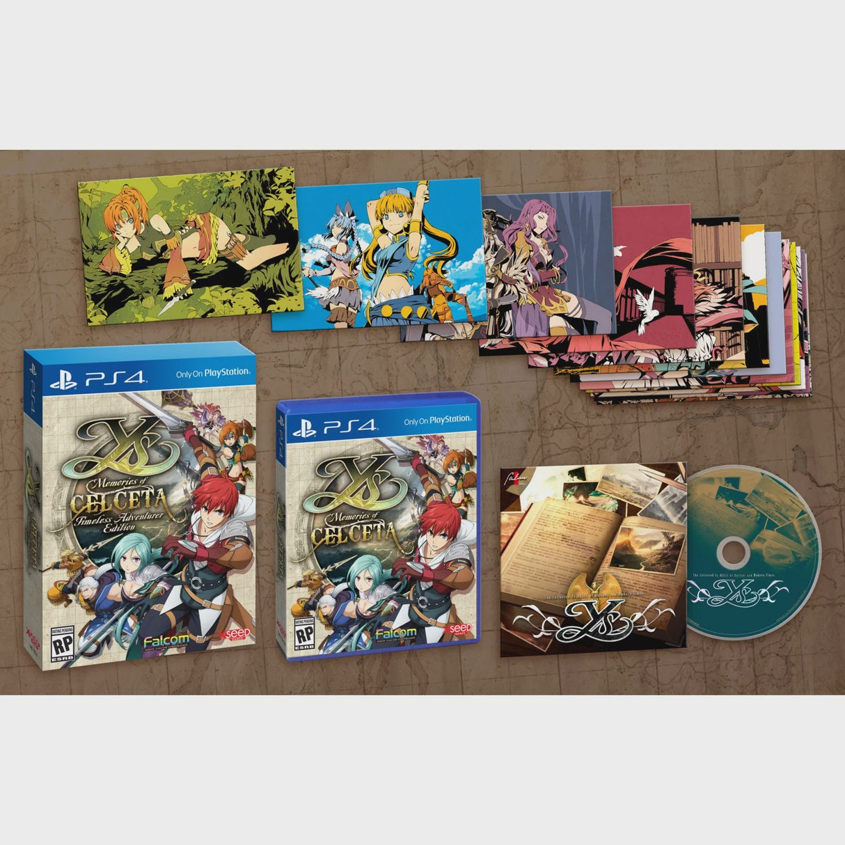 Ys: Memories of Celceta (Timeless Adventurer Edition) Playstation 4 NEW