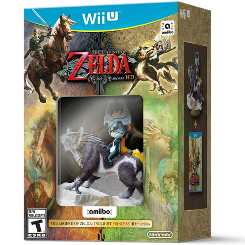 Zelda Twilight Princess HD [Amiibo Bundle] Nintendo Wii-U NEW