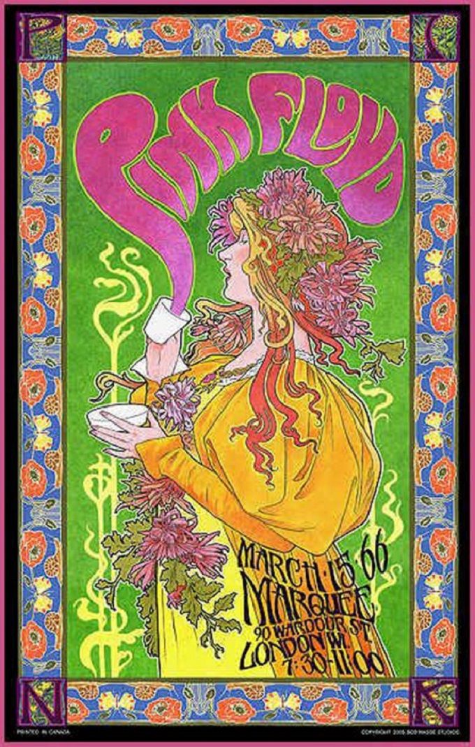 Pink Floyd Concert Marquee Poster PICKUP ONLY