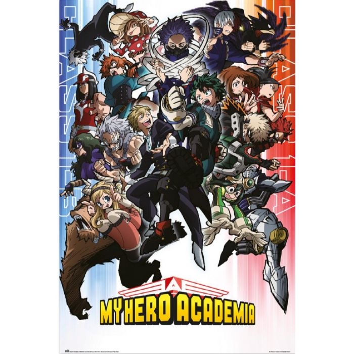 My Hero Academia 1A and 1B Poster PICKUP ONLY