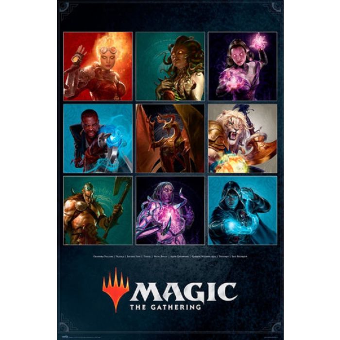 Magic the Gathering Characters Poster PICKUP ONLY