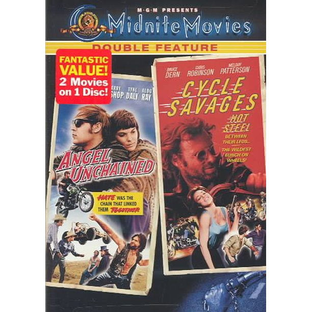 Midnite Movies: Angel Unchained/Cycle Savages DVD USED