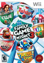 Hasbro Family Game Night 3 LOOSE Nintendo Wii