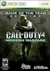 Call of Duty 4 Modern Warfare [Game Of The Year] XBOX 360 USED