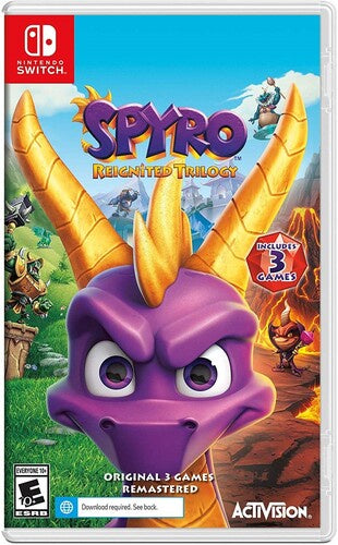 Spyro Reiginited Trilogy Nintendo Switch USED