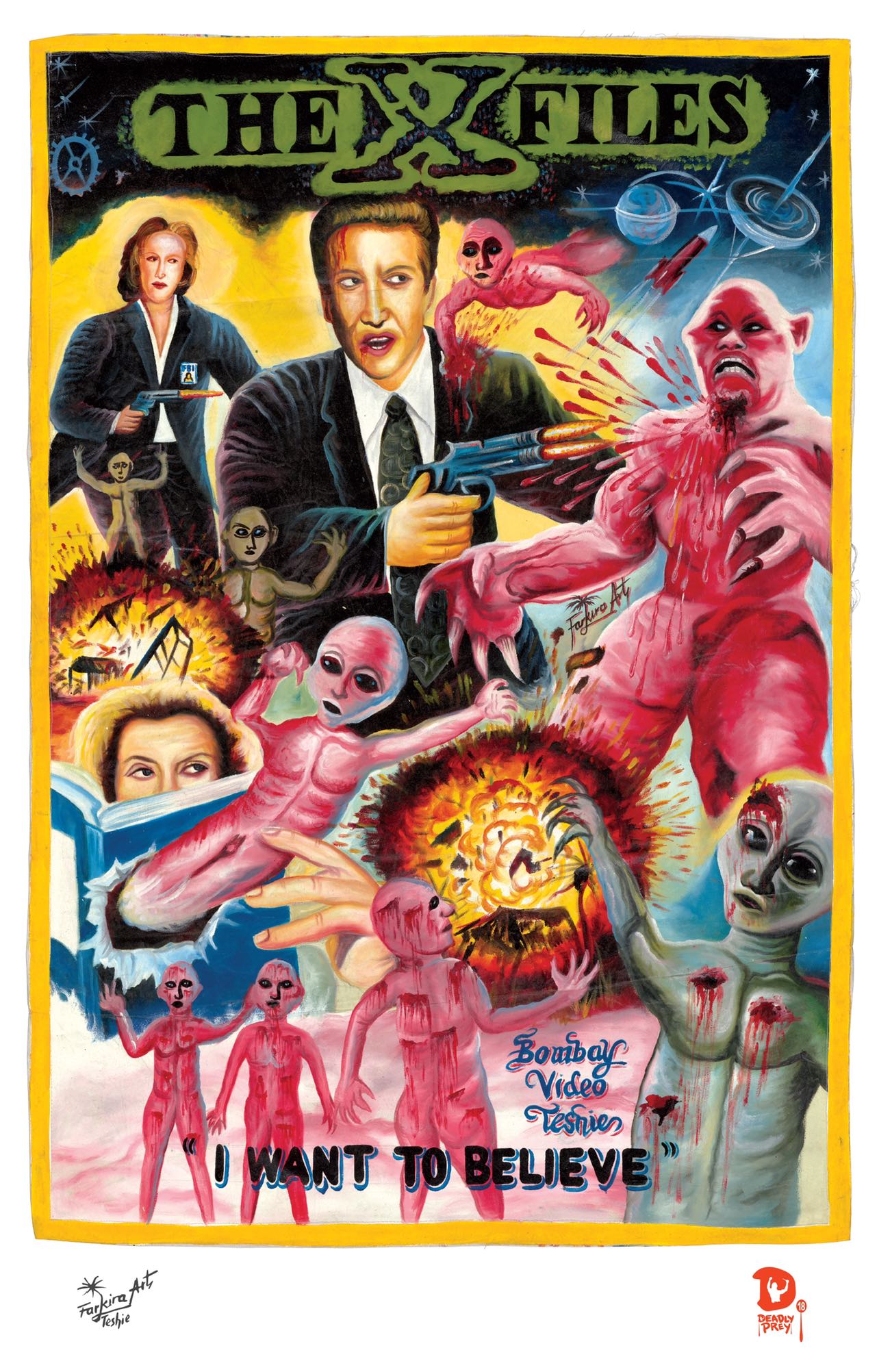 The X-Files by Farkira Ghanaian Poster