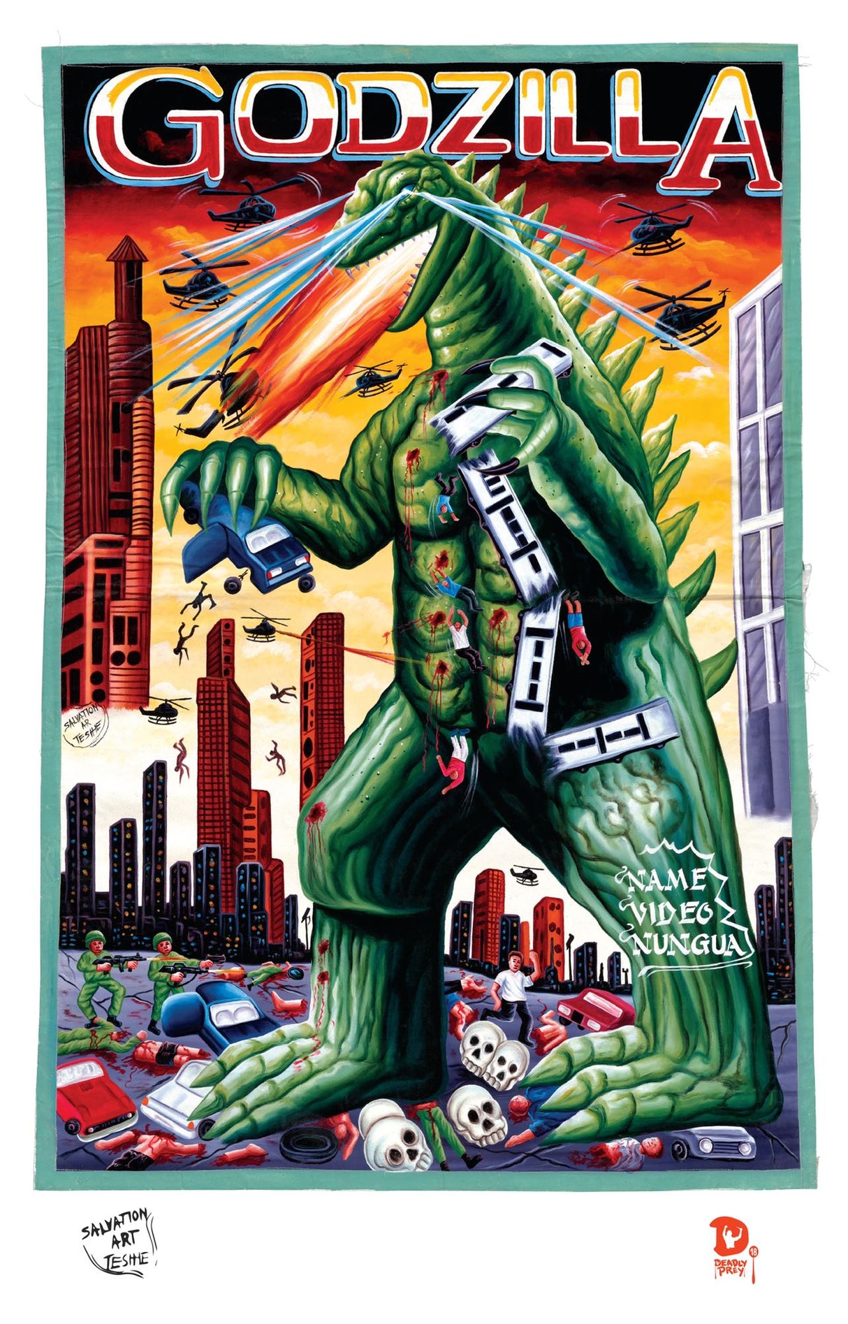 Godzilla by Salvation Ghanaian Poster