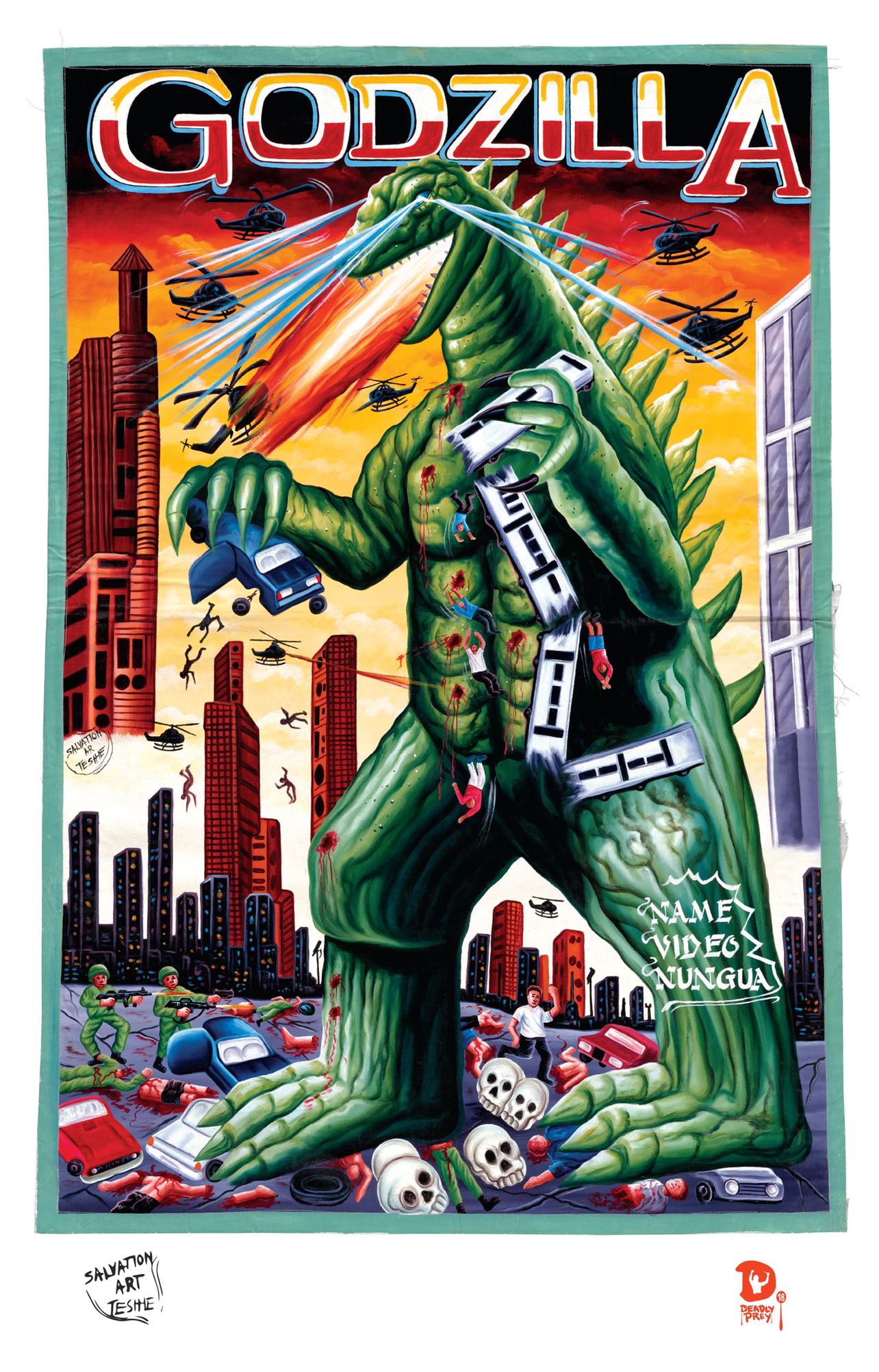 Godzilla by Salvation Ghanaian Poster