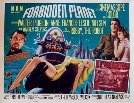 Forbidden Planet Poster 11x17