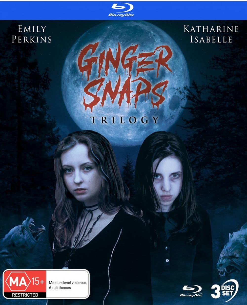Ginger Snaps Trilogy (Region Free) w/SLIP