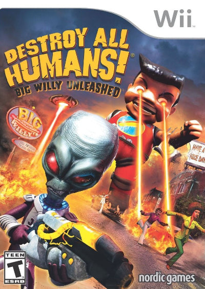 Destroy All Humans Big Willy Unleashed Nintendo Wii USED
