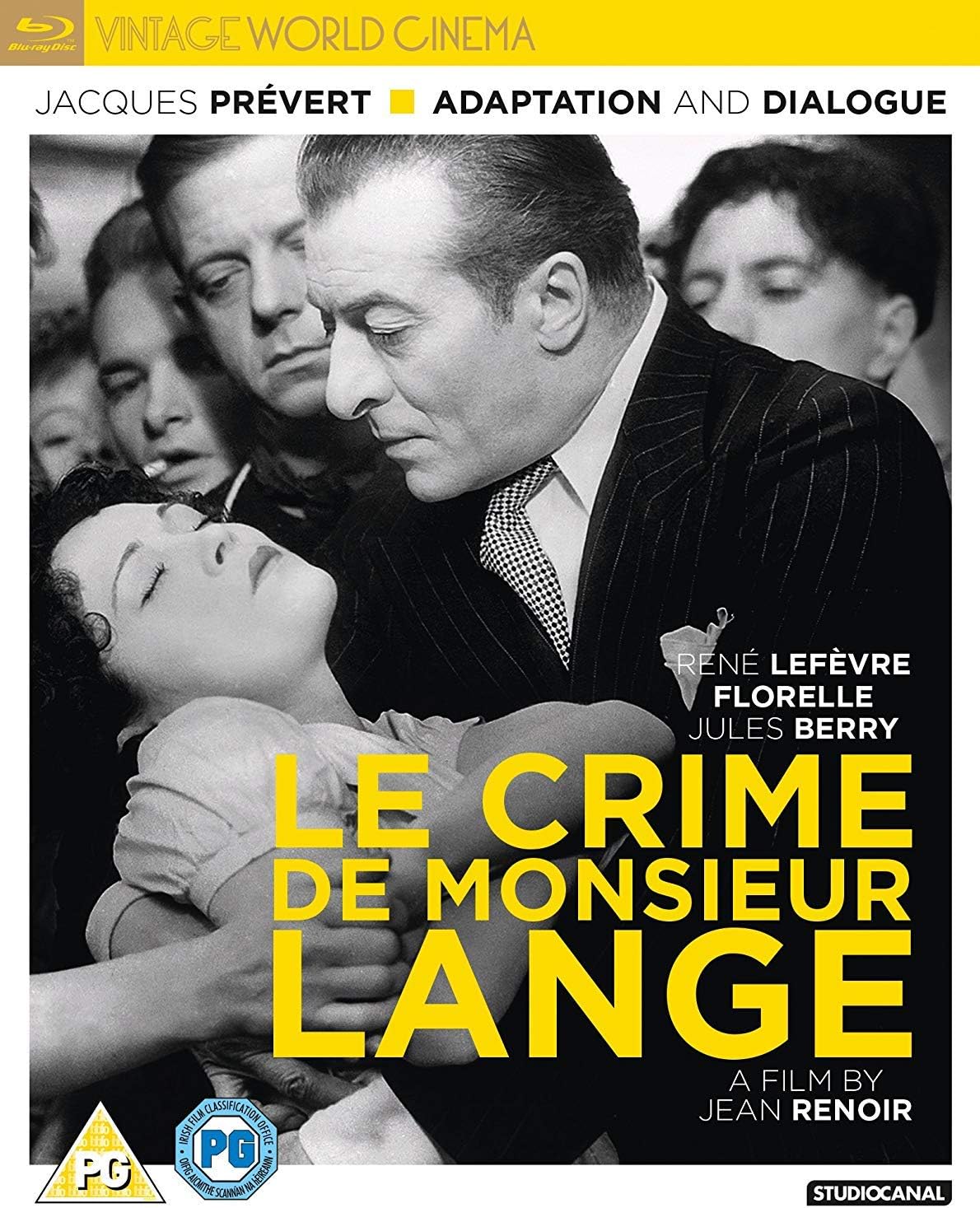 Le Crime de Monsieur Lange  (Region B) w/SLIP