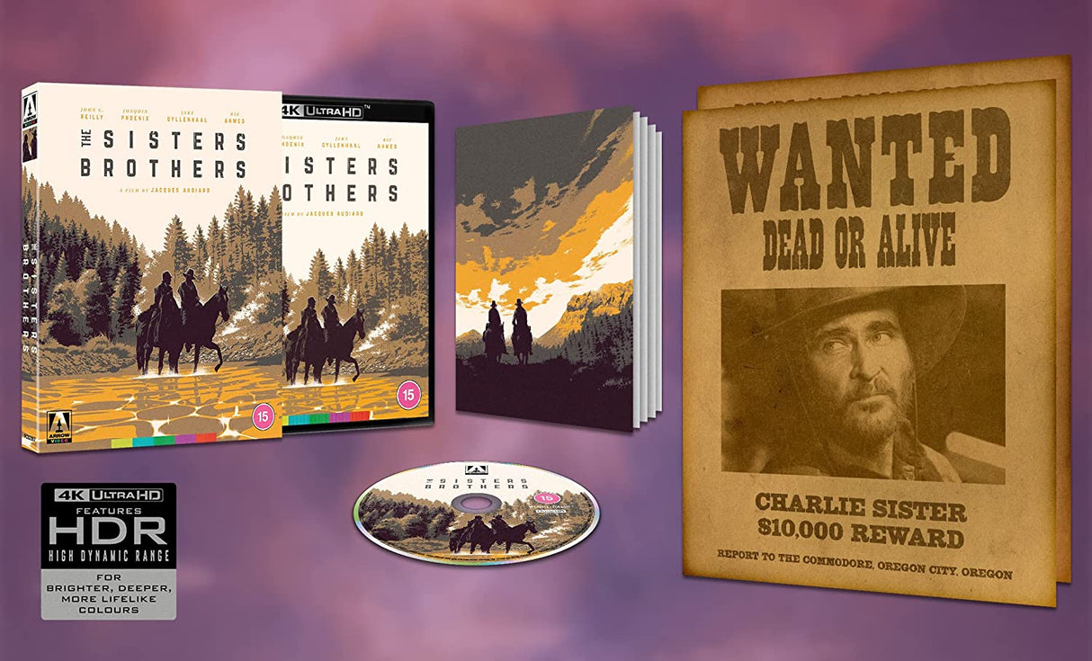 The Sisters Brothers (4K UHD, Limited Edition, Region Free) w/SLIP