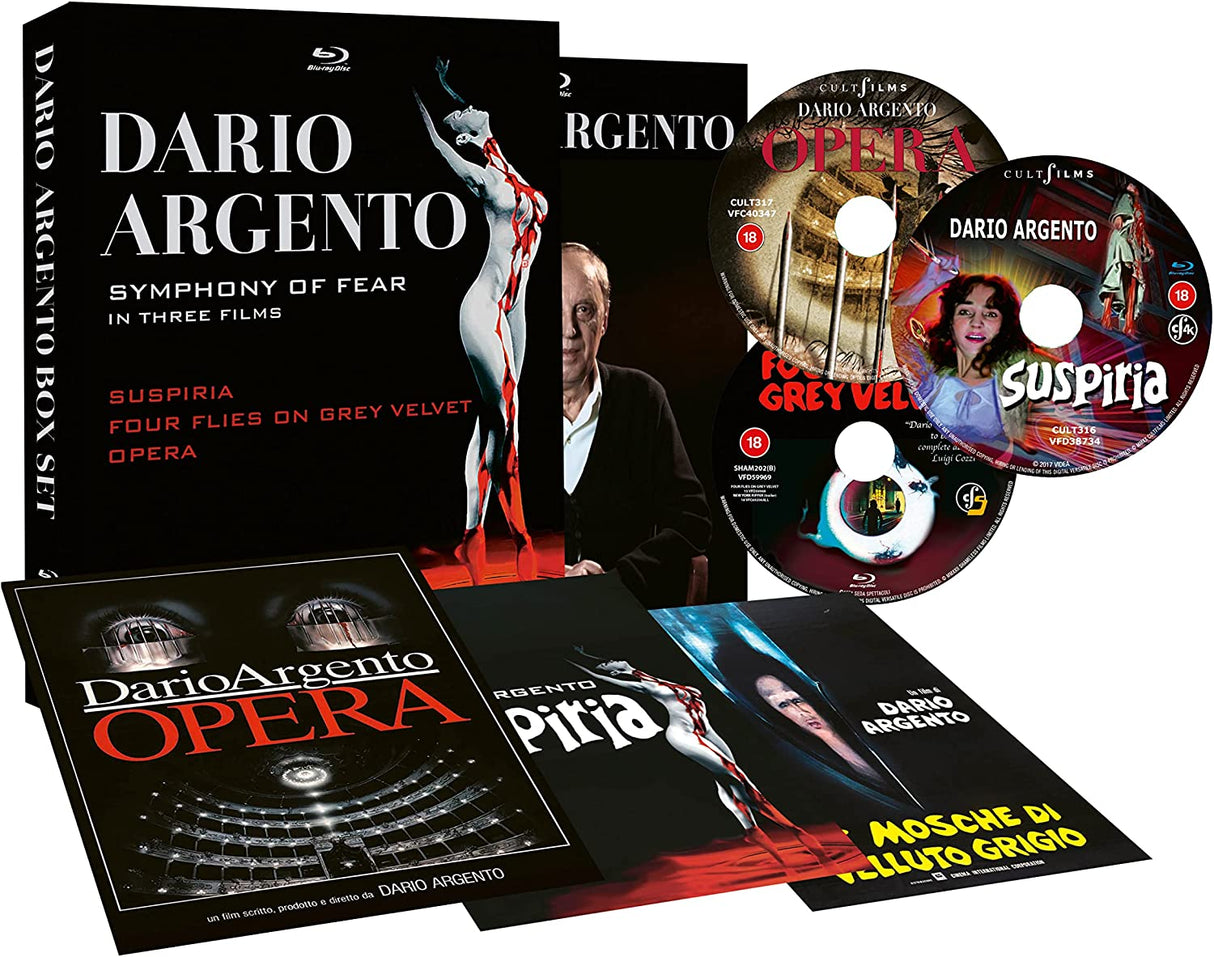 Dario Argento: The Symphony of Fear in Three Films (Limited Edition, Region B)