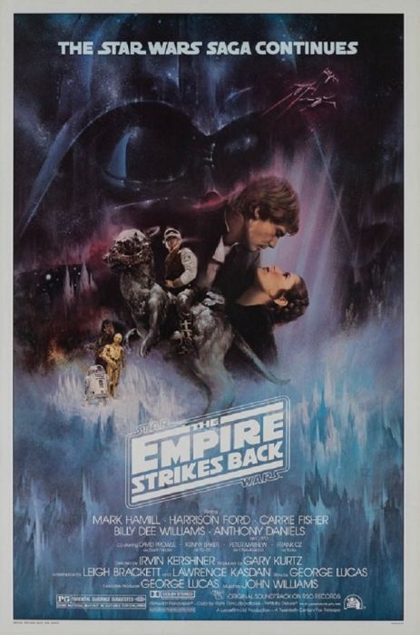 Poster Star Wars Empire Strikes Back Style A PICKUP ONLY