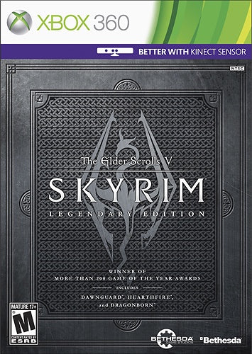 Elder Scrolls V Skyrim Legendary Edition (Platinum Hits) Xbox 360 NEW