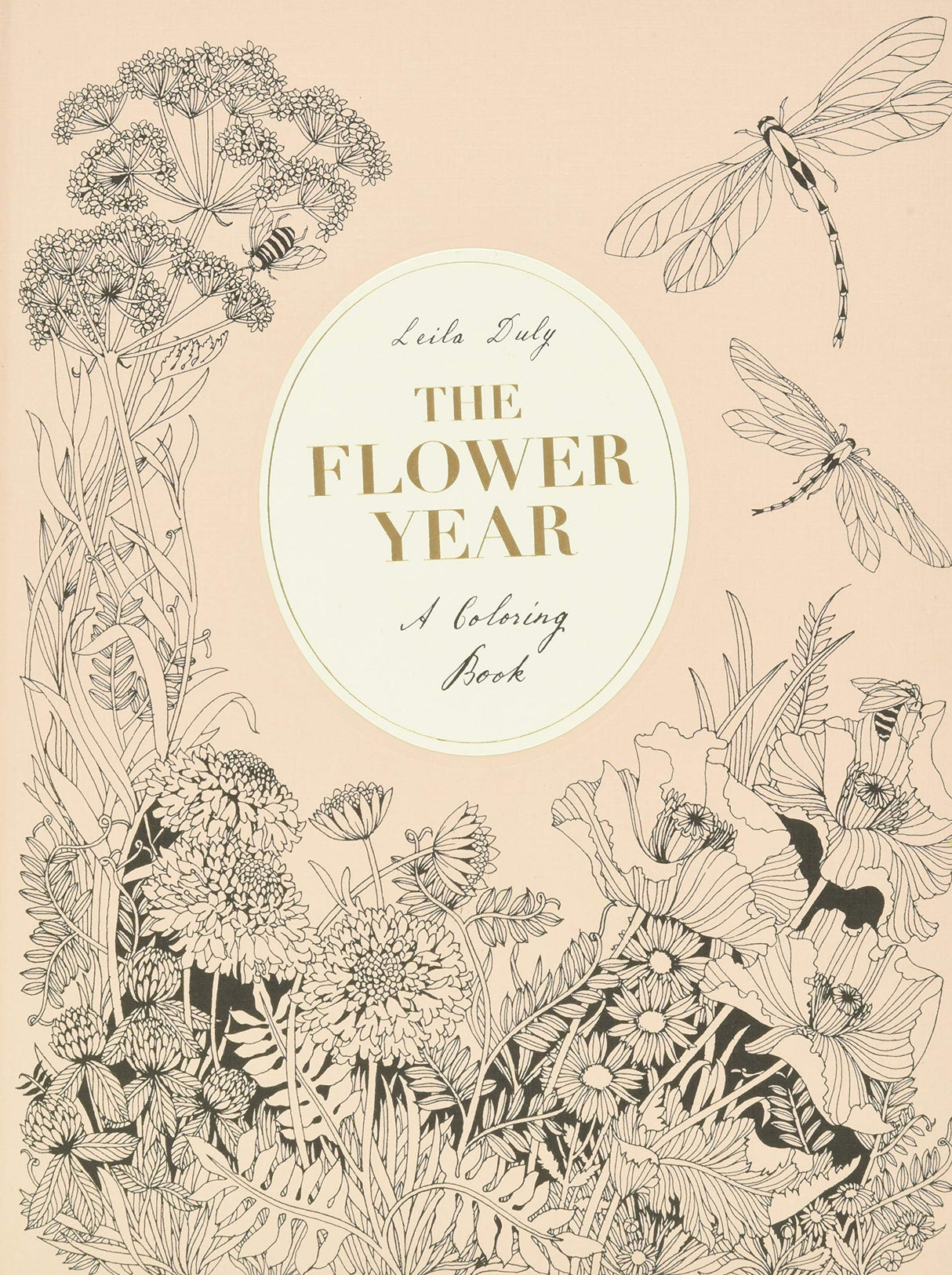 The Flower Year Coloring Book