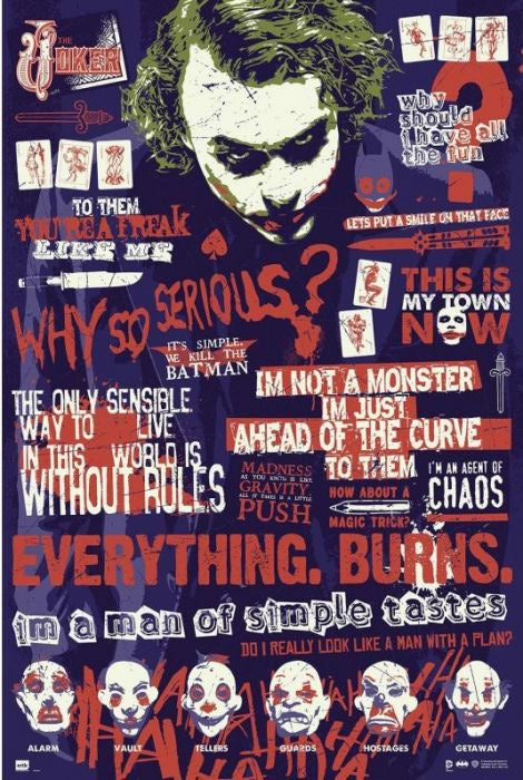 Poster Joker Quotographic PICKUP ONLY