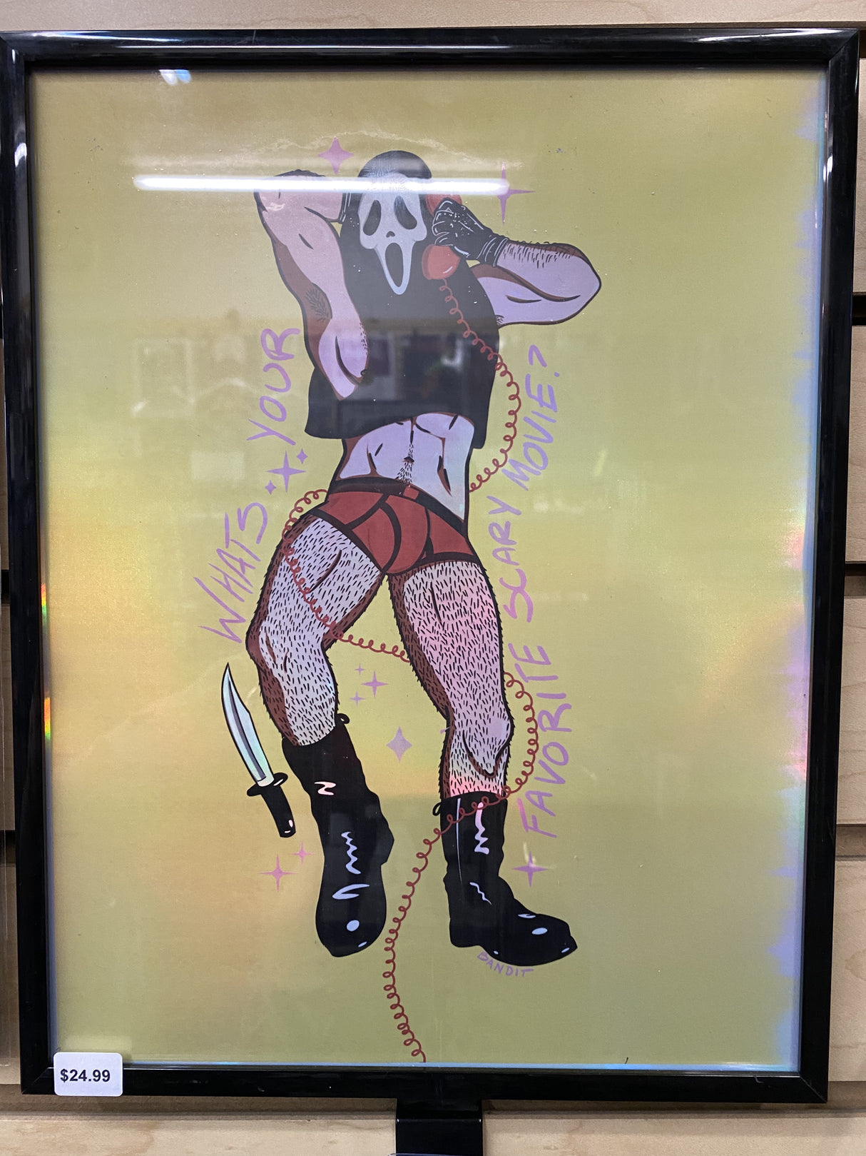 Ghostface Bandit McGee Limited Edition Framed Holo Print