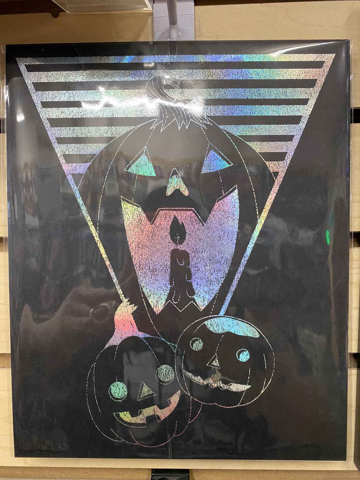 Pumpkins Bandit McGee Limited Edition Foil Print