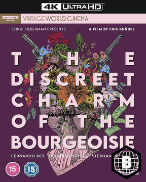 The Discreet Charm of the Bourgeoisie (4K UHD/Blu-Ray, Region B) w/SLIP DAMAGED
