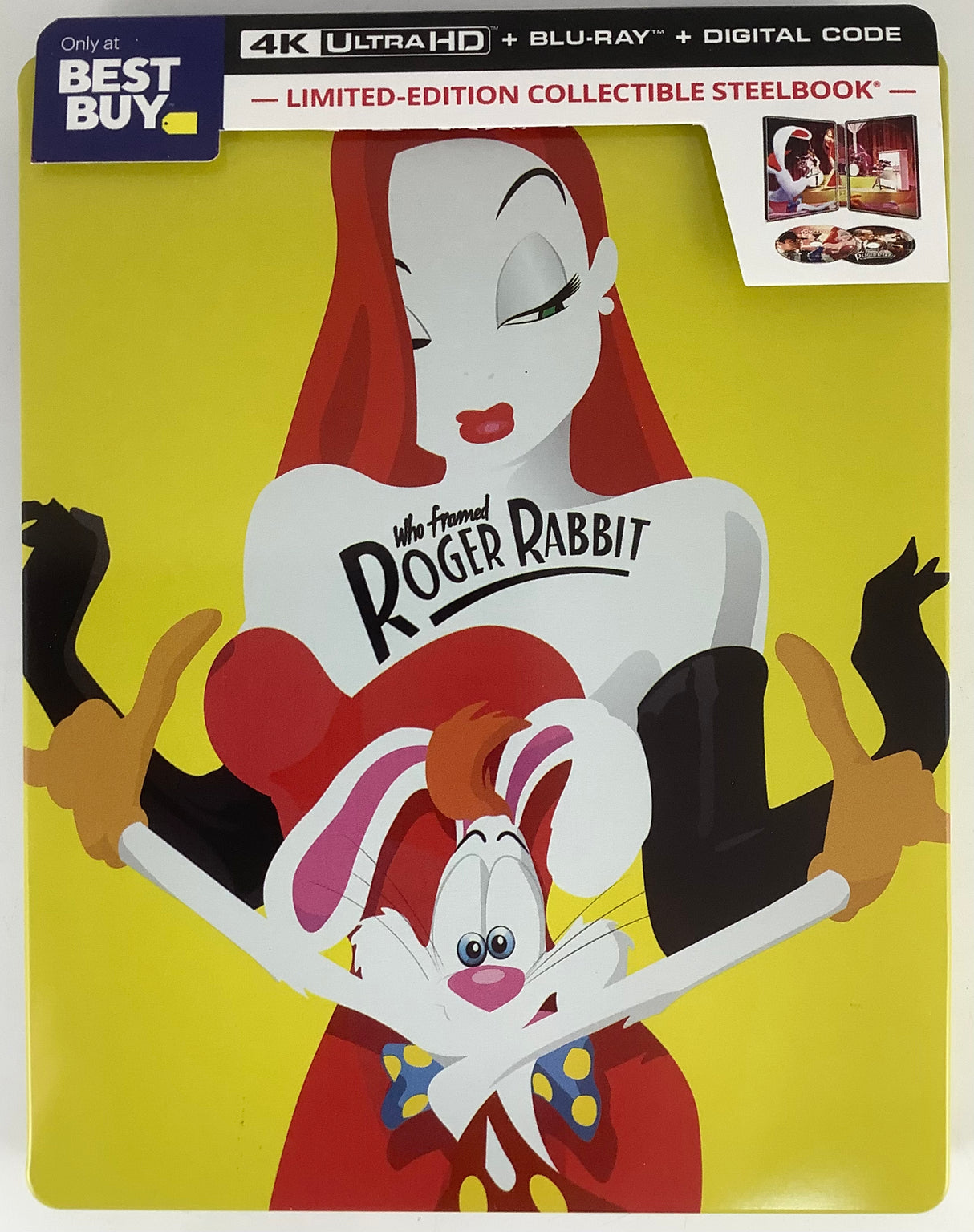 Who Framed Roger Rabbit 4K UHD/Blu-ray SteelbookCombo USED