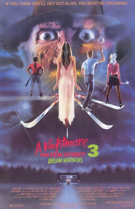 A Nightmare on Elm Street 3: Dream Warriors Poster 11x17 - Posters/Stickers/Art