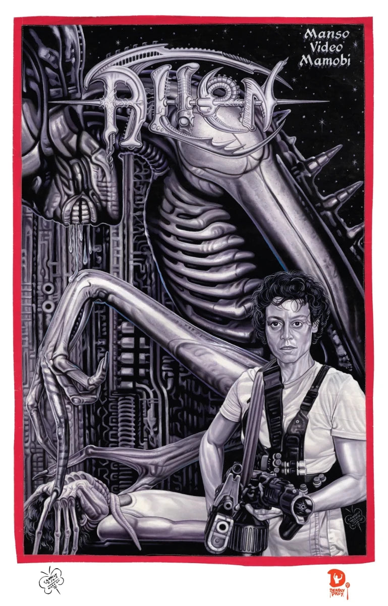 Alien by C.A. Wisely Ghanaian Poster - Posters/Stickers/Art