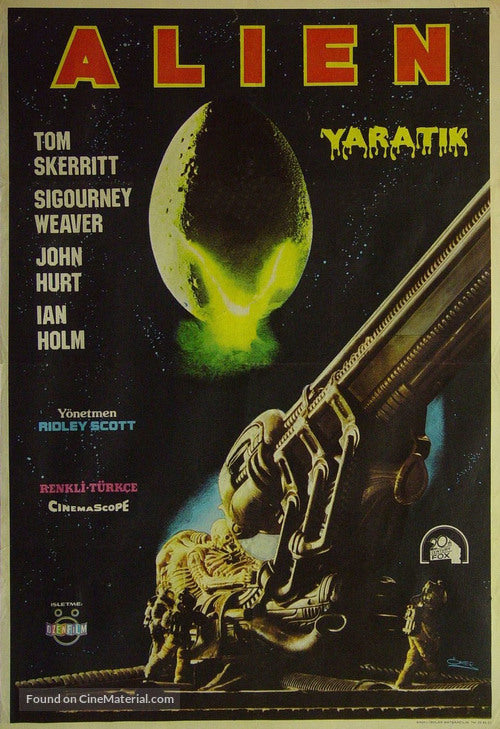 Alien Turkish Poster 11x17