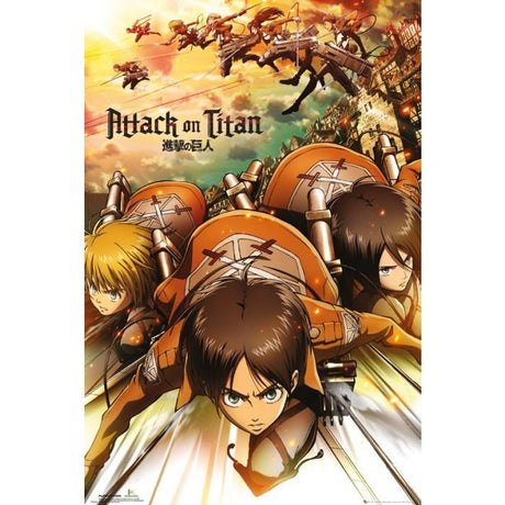 Attack on Titan Attack Poster PICKUP ONLY - Posters/Stickers/Art